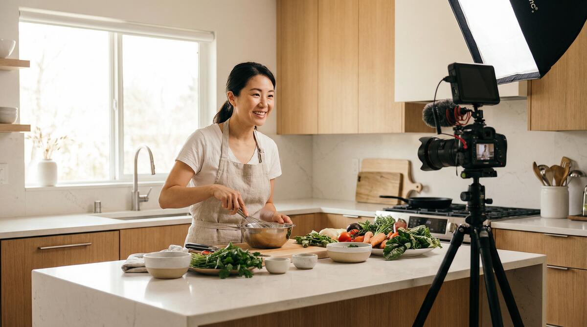 蓝莓小视频美食视频教程
